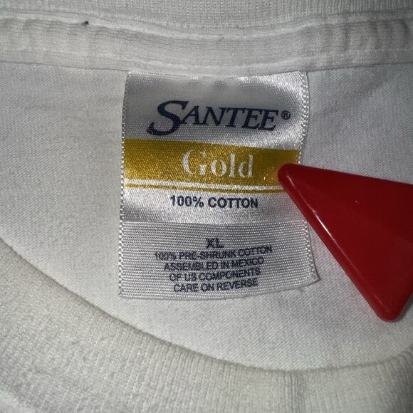 VINTAGE 33rd Superbowl XXXIII Denver Broncos Atlanta Falcons T-shirt Mens XL ‘99 - Picture 4 of 6